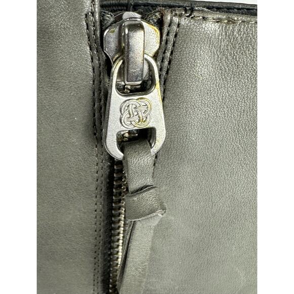 Elliot Lucca Knee High Gray Boots Leather Upper 7 1/2 Gently Worn-Nice! - Picture 3 of 12